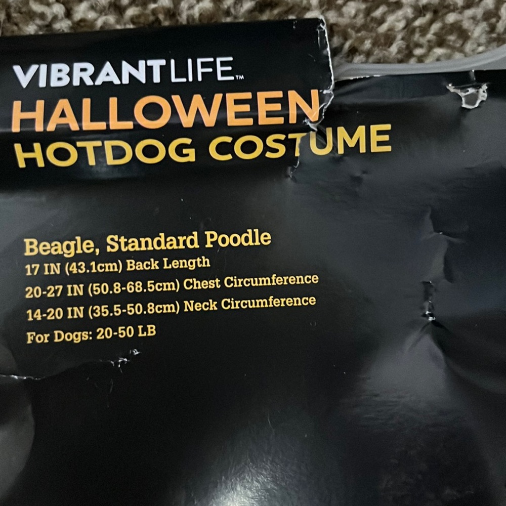 NWT Hotdog Outfit For Cat Or Dog - Picture 5 of 6